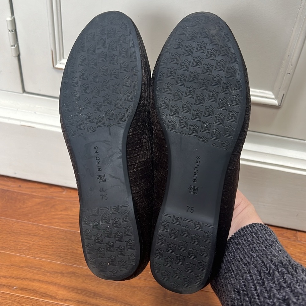 Birdies The Starling Charcoal Python Embossed Vel… - image 4